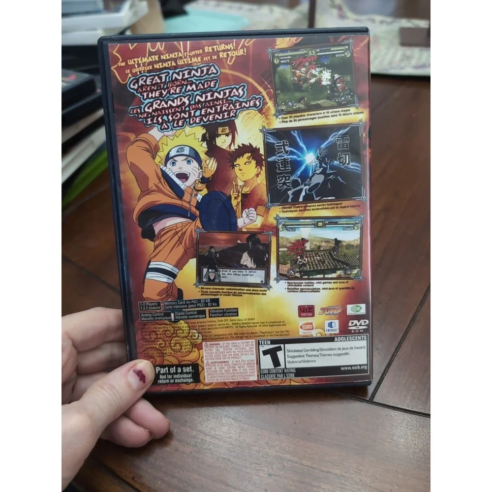 Naruto Ultimate Ninja 2 PlayStation 2 Video Game Multiplayer No Manual‎